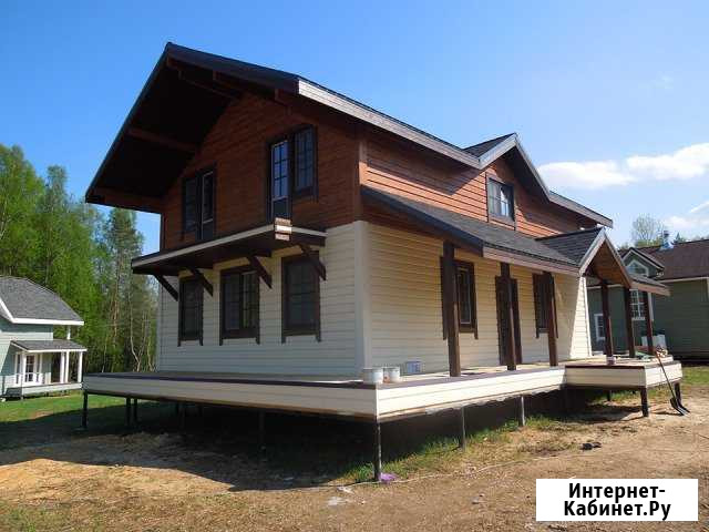 Каркасный дом, пристройка для туалета, душа, кухни Санкт-Петербург - изображение 1