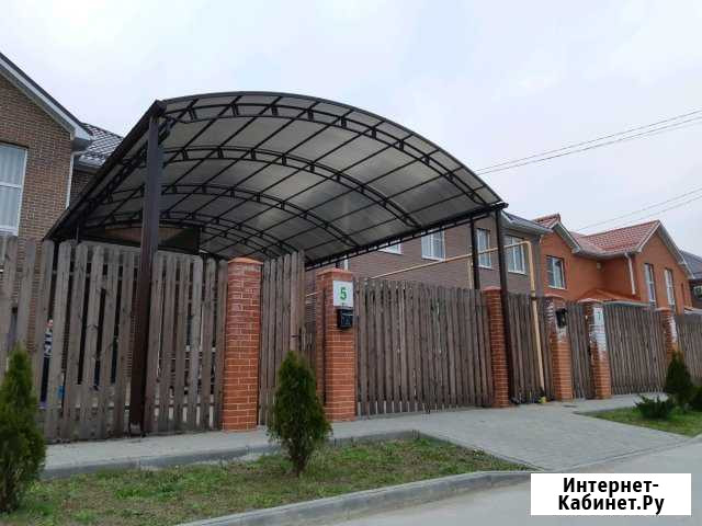 Изготовление навесов из профнастила И поликарбонат Краснодар - изображение 1