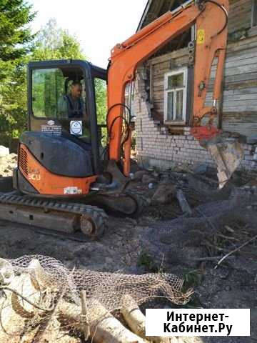 Аренда мини экскаватора Рощино - изображение 1