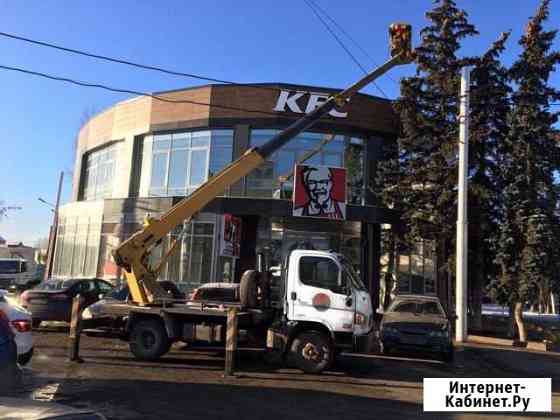Аренда автовышки 16м, Камаз манипулятор стрела 5т Уфа