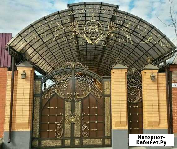 Навесы Ворота перила Двери козырьки Владикавказ - изображение 1