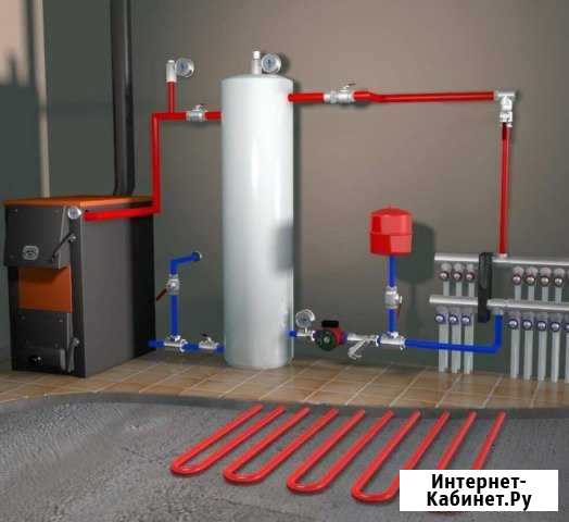 Отопление теплый пол сантехника Белгород - изображение 1