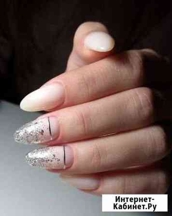 Аппаратный маникюр с покрытием гель лак наращивани Хабаровск