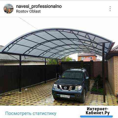 Навесы из Поликарбоната.Сварочные Работы Аксай