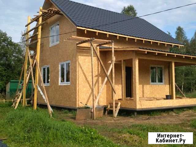 Строительство каркасных домов, сайдинг,фасадные па Волхов - изображение 1