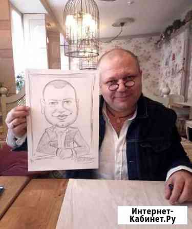 Скетчи маркерами и шаржи на праздник Москва