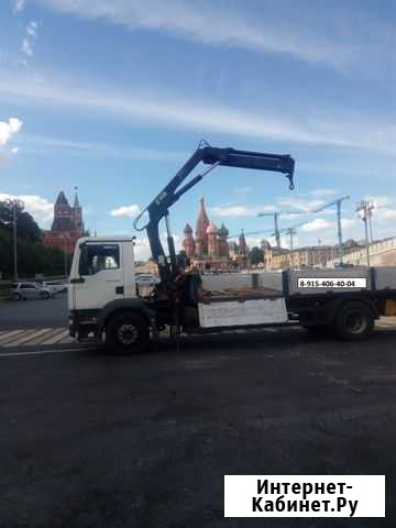 Манипулятор MAN 10 тонн. Пропуск Москва Клин - изображение 1
