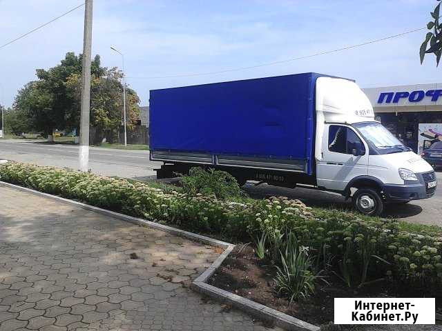 Грузоперевозки-грузчики, газель 6.3метра.28куб Белореченск - изображение 1