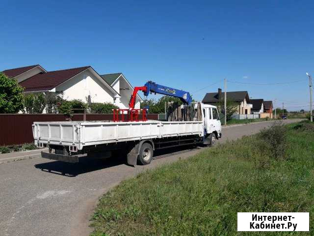 Услуги манипулятора кузов 7.3, стрела 14м/ рохля Кореновск - изображение 1