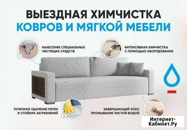 Выездная Химчистка мягкой мебели и ковров Солнечногорск - изображение 1