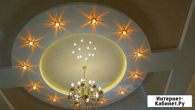 Натяжные Потолки любой сложности, а также тканевые Ржев - изображение 1