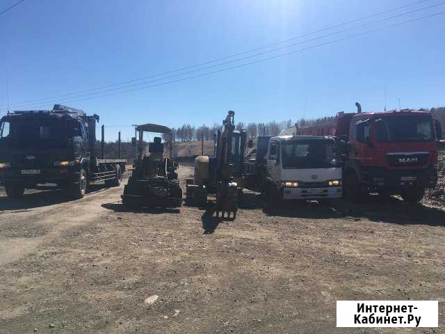 Услуги экскаватора, самосвала, крана 25тон Нижнеудинск - изображение 1