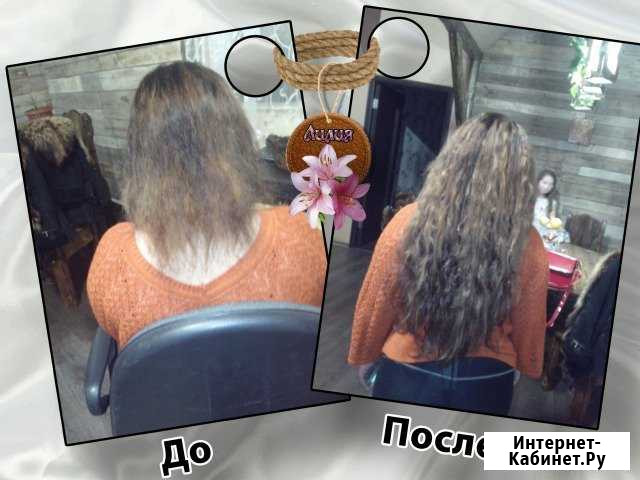 Наращивание волос, ресницы в подарок.мелирование Набережные Челны - изображение 1