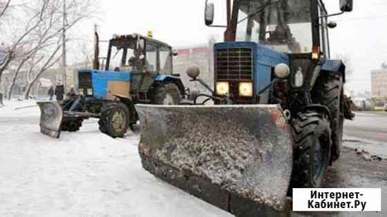 Аренда трактора мтз Беларус со щеткой и отвалом Санкт-Петербург