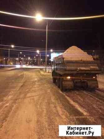 Вывоз мусора, доставка песок щебень асфальтная кро Омск