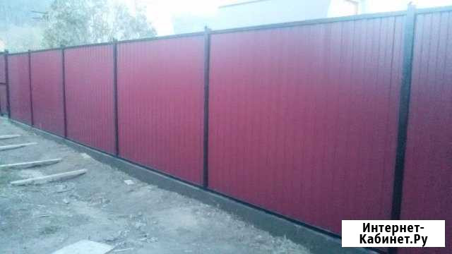 Забор металлический, ворота усадебные Улан-Удэ - изображение 1