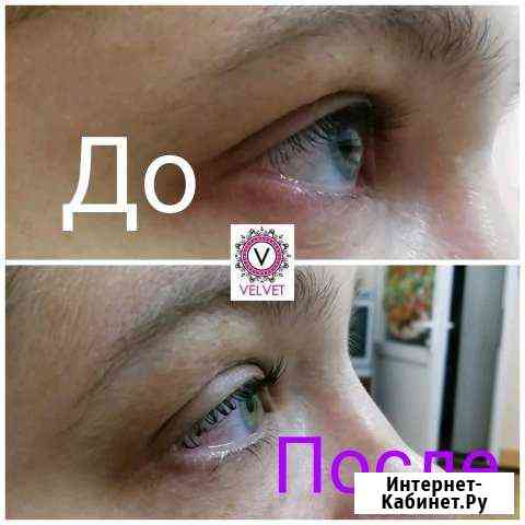 Вельвет для ресниц и бровей + ботокс 6D Сургут