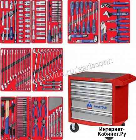 Набор 205 предметов мастак 52-205B +Торг Москва