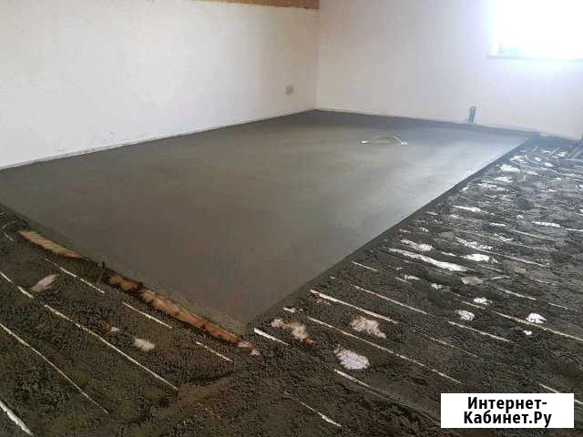 Полусухая мех. стяжка пола Новороссийск - изображение 1