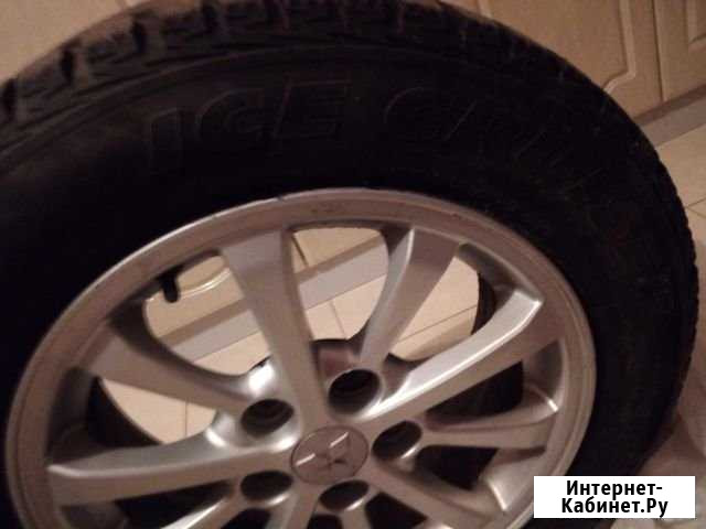 Продам колеса на зимней резине Bridgestone, Лансер Фрязино - изображение 1