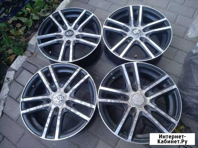 Литьё Kia р-15 (5х114,3) 4 шт. б/у Брянск - изображение 1
