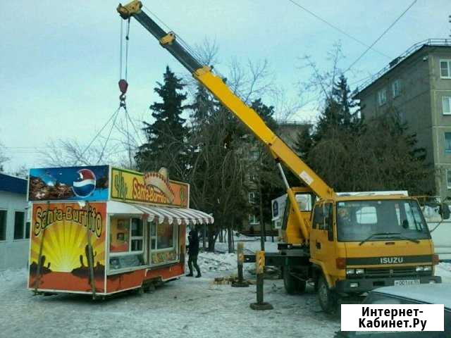Услуги автокрана 5т.стрела 21м Омск - изображение 1
