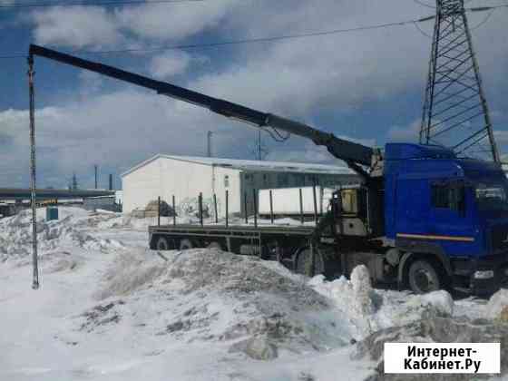 Аренда манипулятора длинномера 20 тонн Химки