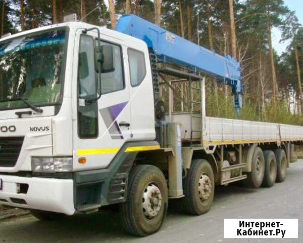 Услуги самогруза борт 5-15т. Стрела 3-10т Новосибирск - изображение 1