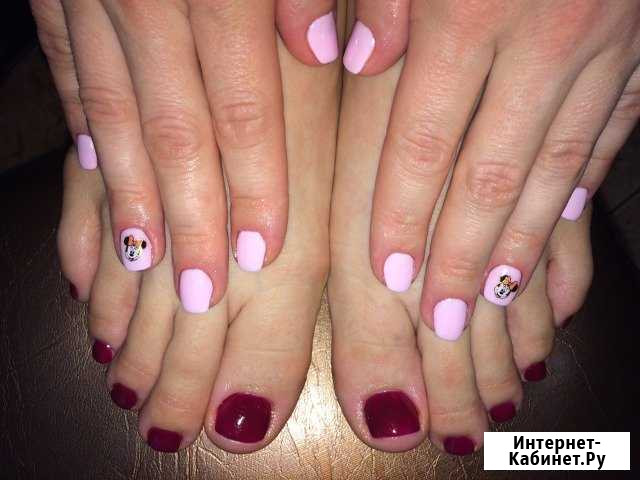 Маникюр, педикюр + покрытие shellac, Депиляция Красногорск - изображение 1