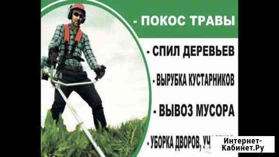 Покос,уборка участков,спил деревьев,снос строений Тихорецк