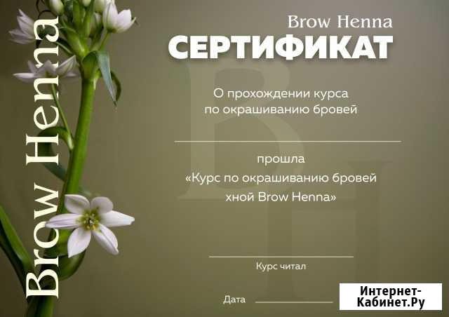 Окрашивание бровей и колористика BH Brow Henna Севастополь - изображение 1