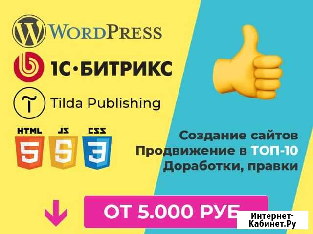 Создание сайтов под ключ. Продвижение в топ-10 Санкт-Петербург - изображение 1