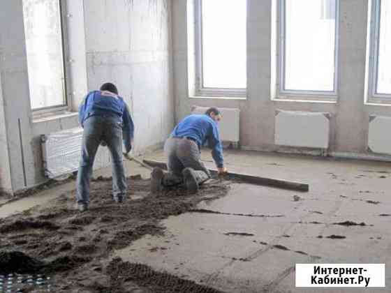 Механизированная стяжка пола полусухая от 10м2 Краснодар