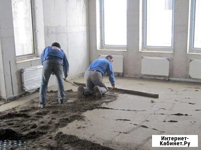 Механизированная стяжка пола полусухая от 10м2 Краснодар - изображение 1