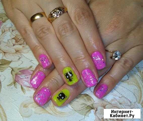 Маникюр+гель лак+дизайн Тольятти - изображение 1