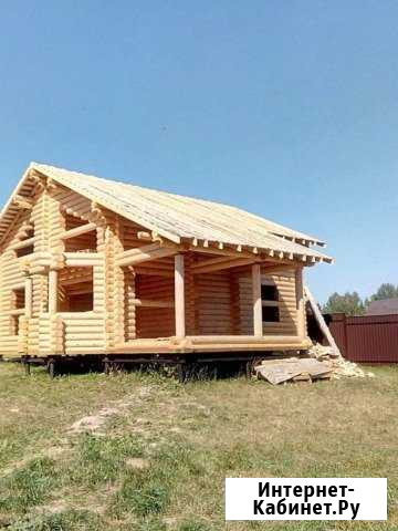 Бревно оц.дома и бани из северного зимнего леса Синявино - изображение 1