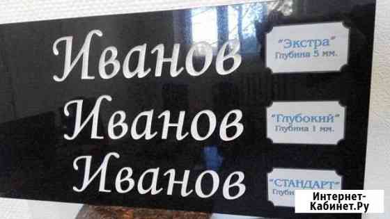 Гравировка памятников Воронеж