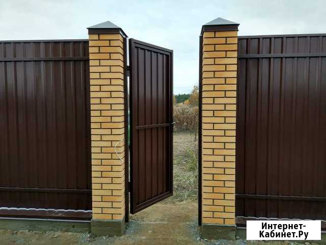 Ворота, заборы,навесы, Сварка, бурение лунок(1м) Магнитогорск - изображение 1