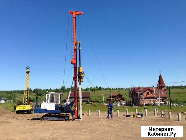 Фундамент на забивных железобетонных сваях Серпухов - изображение 1