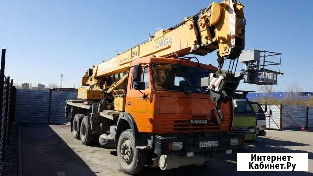 Услуги автокрана 25т с ростехнадзором Новосибирск - изображение 1