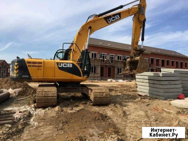 Аренда гусеничного экскаватора jcb 220 lc болотный Москва - изображение 1