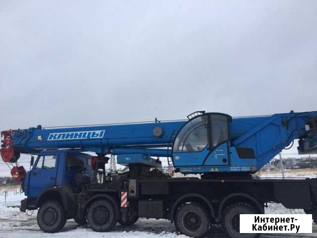 Аренда автокрана 40т камаз Клинцы стрела 33 метра Санкт-Петербург - изображение 1