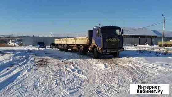 Услуги на открытом бортовом полуприцепе 20 тонн Ижевск