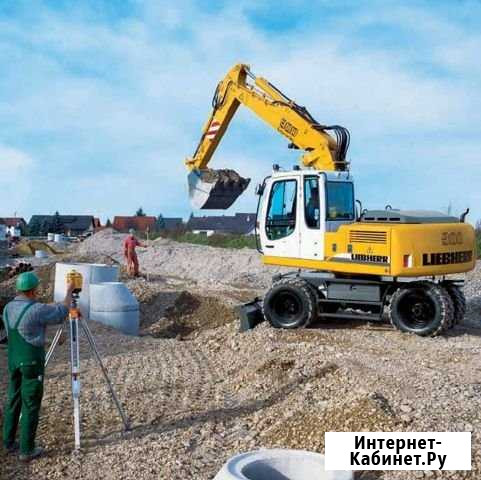 Аренда колёсного полноповоротного экскаватора Санкт-Петербург - изображение 1
