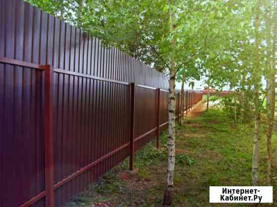 Установка заборов из профлиста Саранск