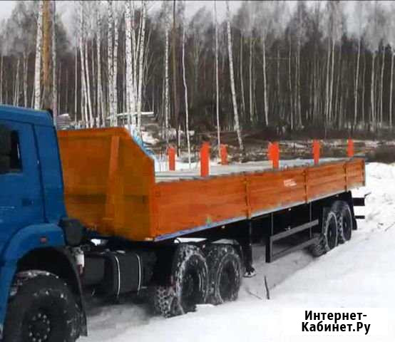 Полуприцеп открытый, грузоперевозки 20 тонн Самара - изображение 1