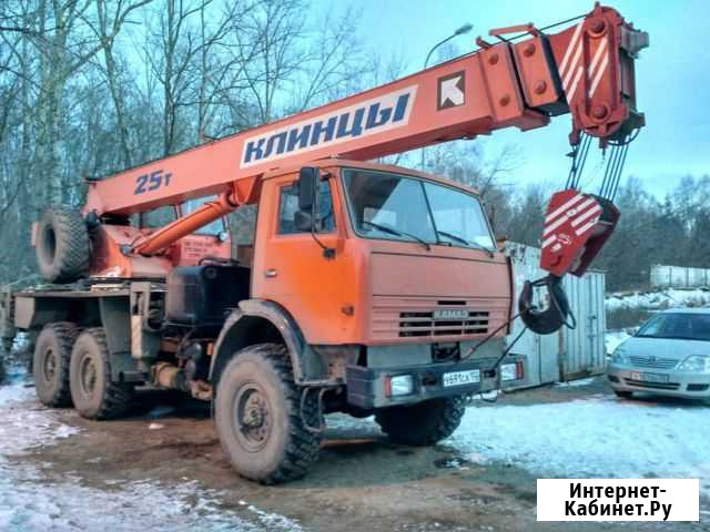 Услуги Автокрана камаз (вездеход) 25т Октябрьский - изображение 1