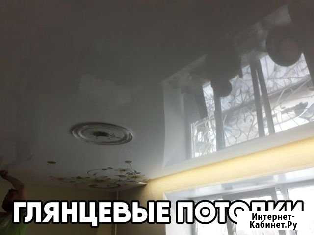 Натяжные потолки, все светильники в подарок Лянтор - изображение 1