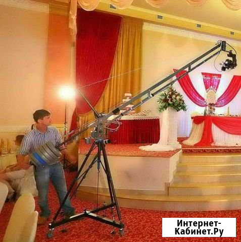 Операторский кран на свадьбу торжества аренда Краснодар - изображение 1