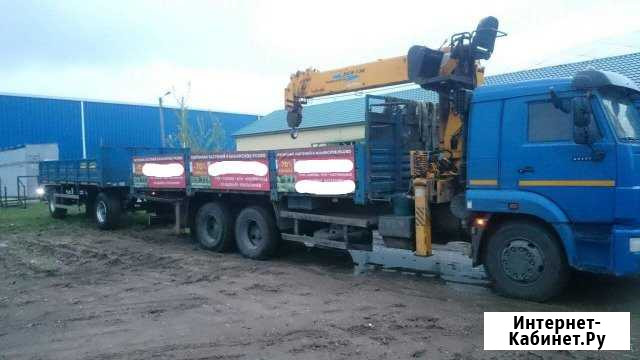 Аренда крана манипулятора с прицепом и пропуском Одинцово - изображение 1